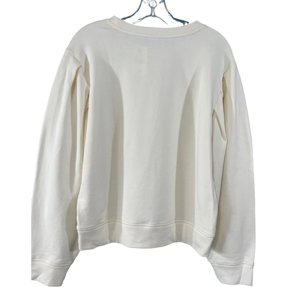 Terez Sugar Swizzle Rainbow Sweatshirt Off White Size L - Picture 3 of 9